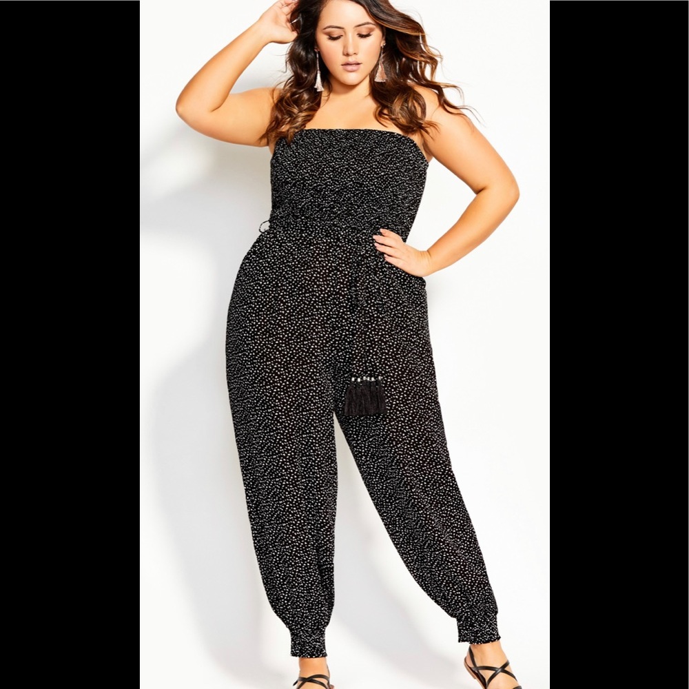 Polka dot jumpsuit